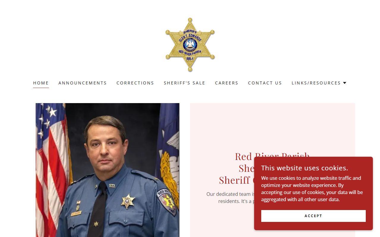 Red River Parish court records sheriff homepage